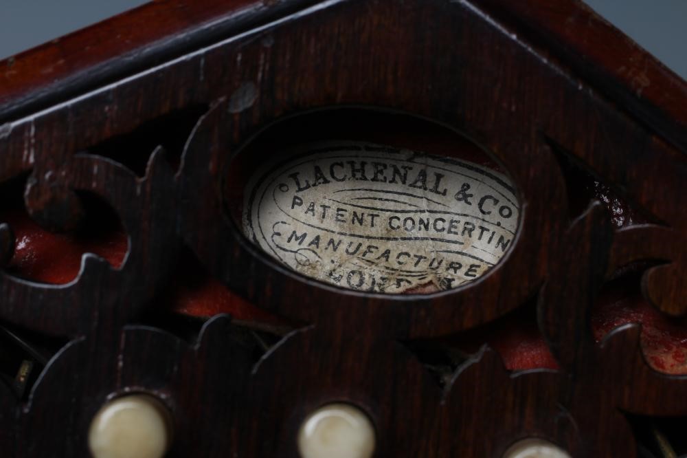 A LACHENAL & CO. CONCERTINA of typical hexagonal form Image