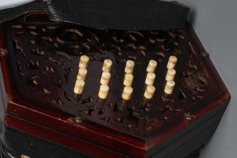 A LACHENAL & CO. CONCERTINA of typical hexagonal form Image