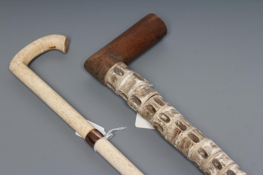 TWO ANTIQUE WALKING STICKS Image