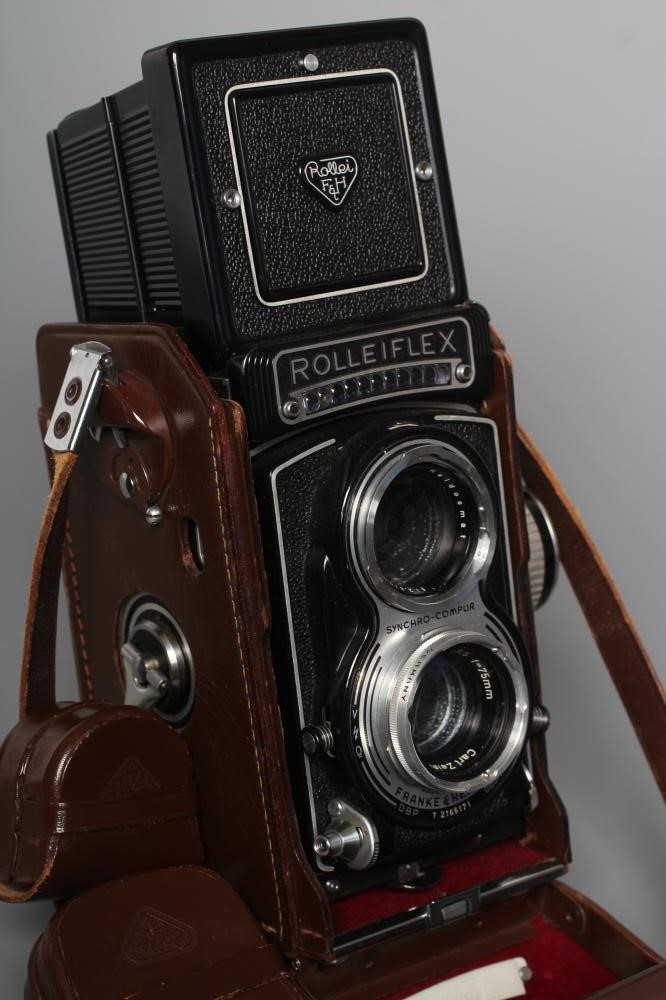 A ROLLEIFLEX SYNCHRO-COMPUR CAMERA Image