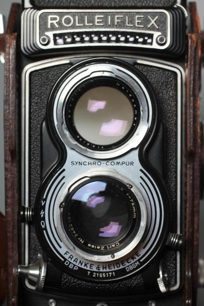 A ROLLEIFLEX SYNCHRO-COMPUR CAMERA Image