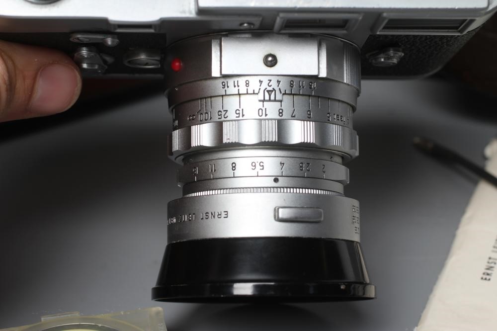 A LEICA M3 ERNST LEITZ WETZLAR CAMERA, numbered 962 844, with Ernst Leitz GmbH Wetzlar Summicron Image