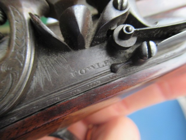 AN IRISH FLINTLOCK PISTOL by Fowler Image