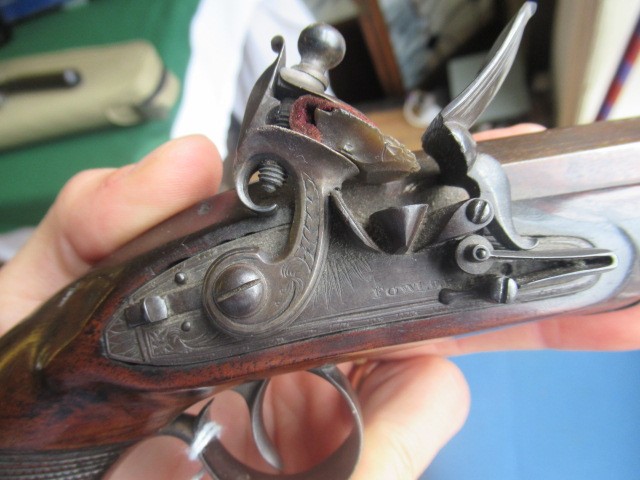 AN IRISH FLINTLOCK PISTOL by Fowler Image