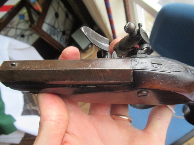 AN IRISH FLINTLOCK PISTOL by Fowler Image