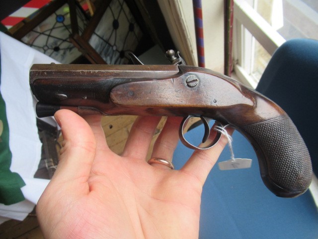 AN IRISH FLINTLOCK PISTOL by Fowler Image