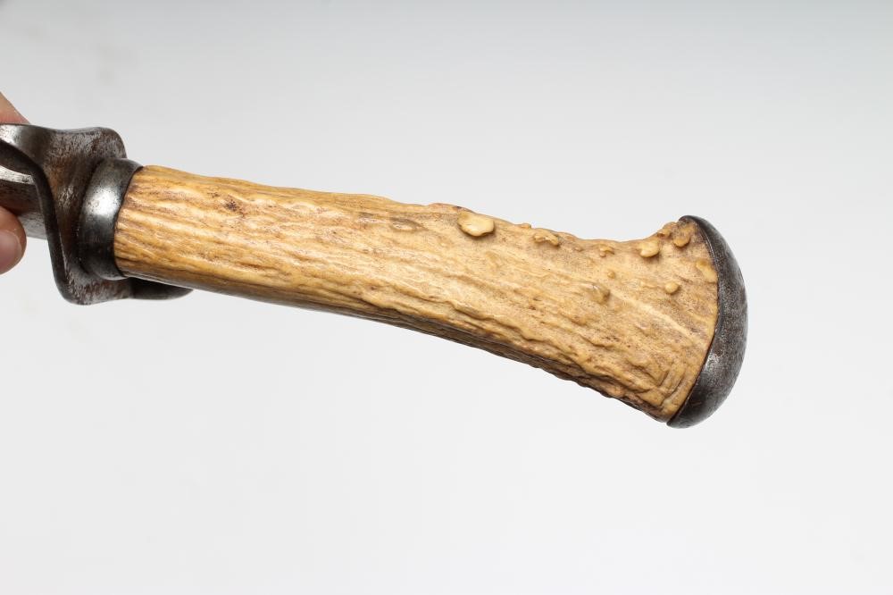 AN ARNACHELLUM SALEM BOWIE KNIFE, 19th century, the 8" blade bearing maker's name, steel S guard, Image