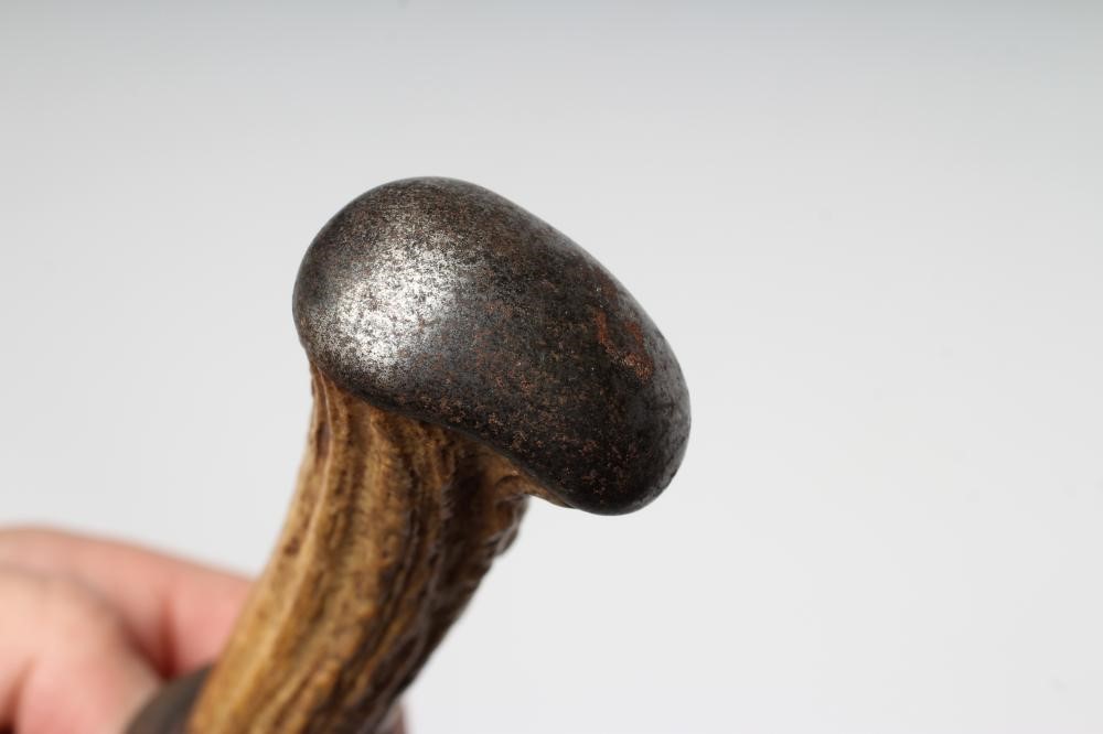 AN ARNACHELLUM SALEM BOWIE KNIFE, 19th century, the 8" blade bearing maker's name, steel S guard, Image