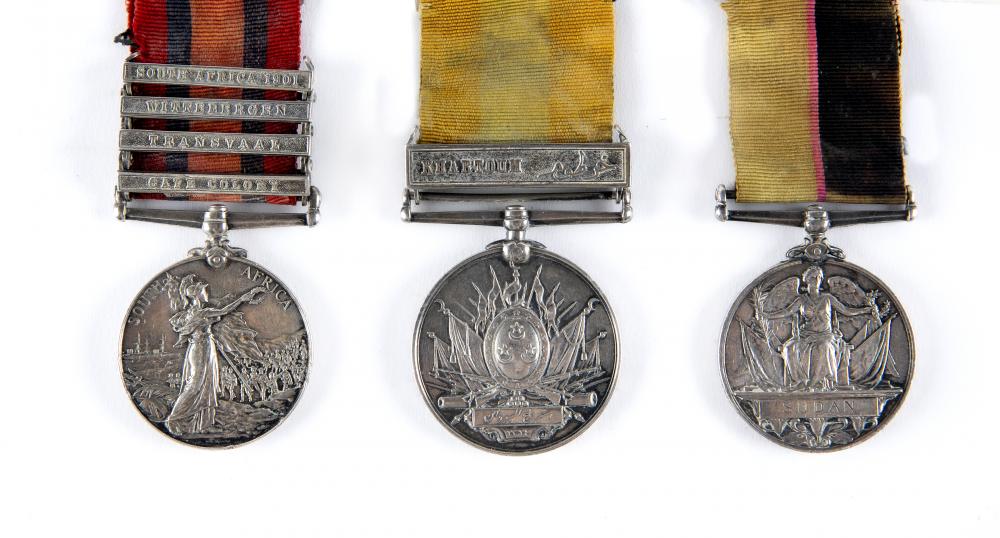 A VICTORIAN FAMILY OF MEDALS awarded to William Maxwell of the Seaforth Highlanders Image