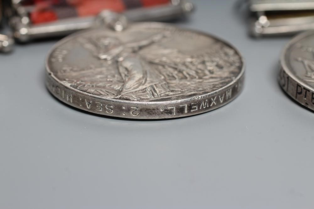 A VICTORIAN FAMILY OF MEDALS awarded to William Maxwell of the Seaforth Highlanders Image