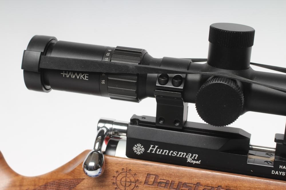 A DAYSTATE HUNTSMAN REGAL .177 PCP AIR RIFLE with bull barrel cut for a supressor Image