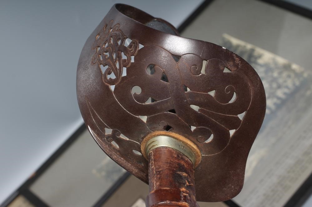 AN 1897 PATTERN OFFICER'S SWORD owned by Company Sergeant William Benn of the West Yorkshire Image
