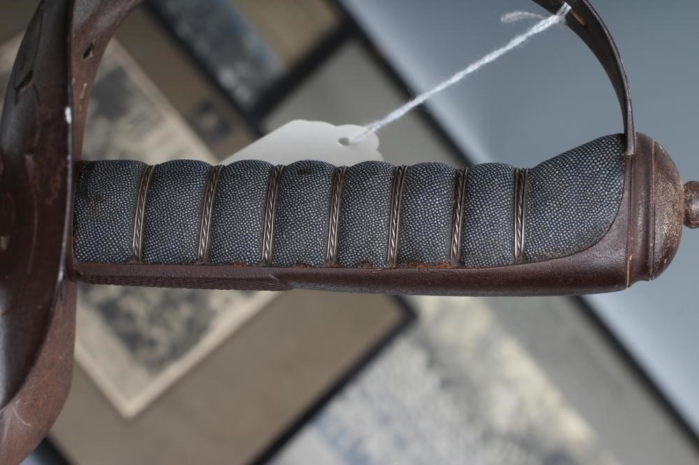 AN 1897 PATTERN OFFICER'S SWORD owned by Company Sergeant William Benn of the West Yorkshire Image