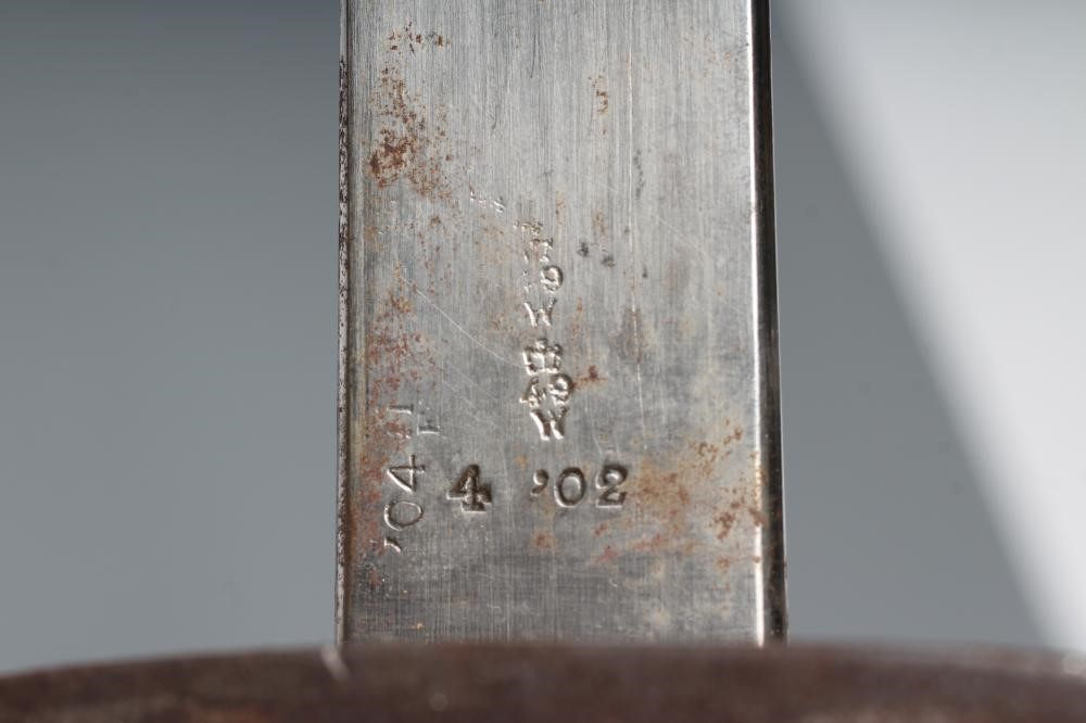 AN 1897 PATTERN OFFICER'S SWORD owned by Company Sergeant William Benn of the West Yorkshire Image