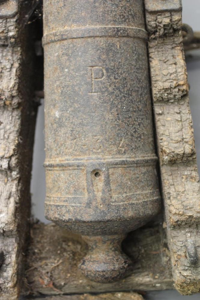 A BRITISH NAVAL CANNON Image