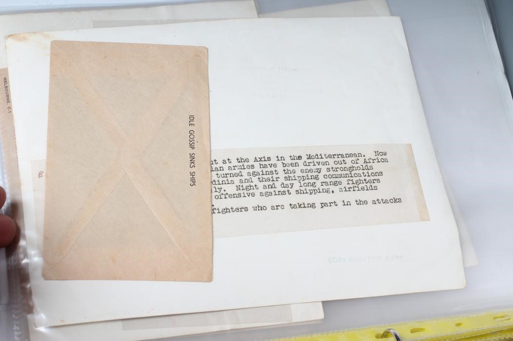 A COLLECTION OF SECOND WORLD WAR PHOTOGRAPHS Image