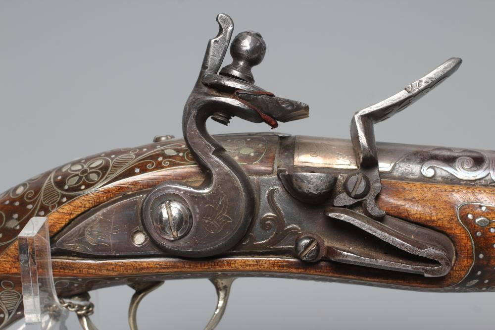 A TURKISH FLINTLOCK HOLSTER PISTOL Image