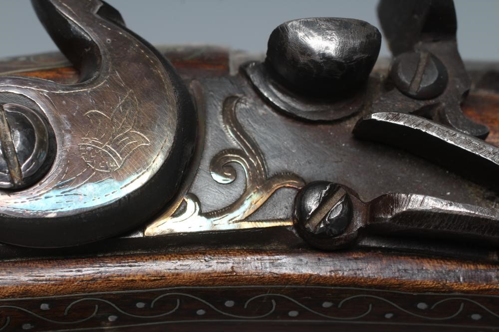 A TURKISH FLINTLOCK HOLSTER PISTOL Image