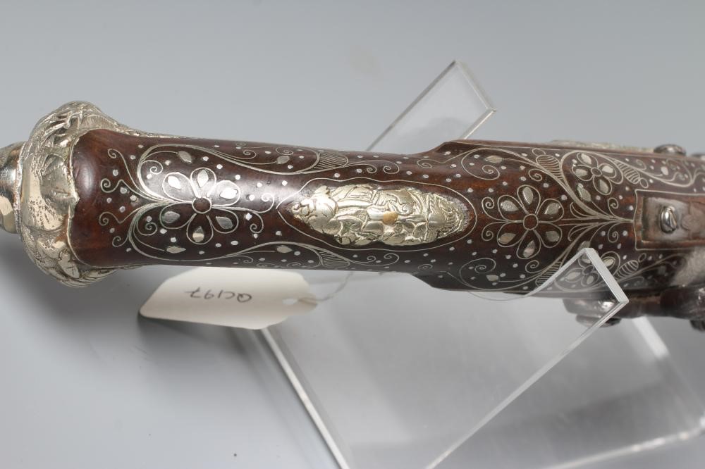 A TURKISH FLINTLOCK HOLSTER PISTOL Image