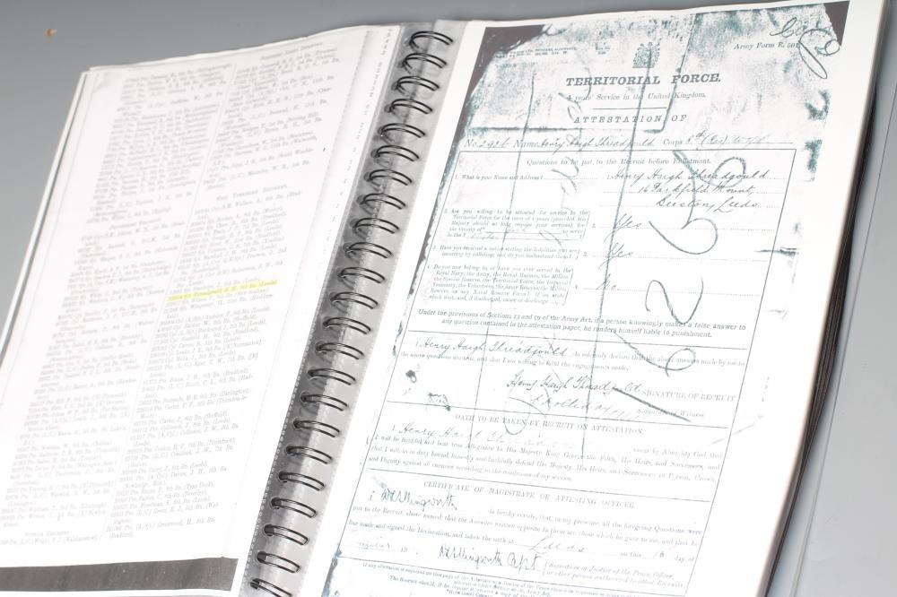 A FAMILY OF FIRST WORLD WAR MEDALS awarded to Sgt. Henry H. Threadgold Image