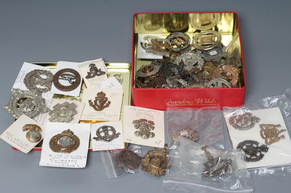 FIFTY BRITISH MILITARY BADGES including Scottish, English, Irish and Canadian examples (Est. plus Image