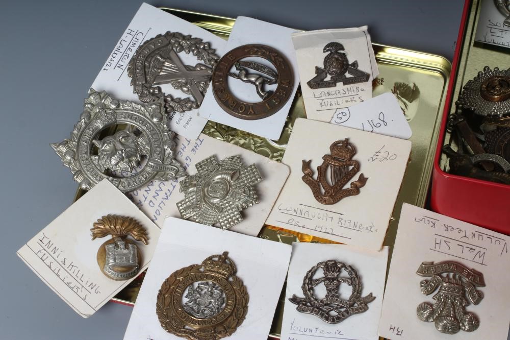 FIFTY BRITISH MILITARY BADGES including Scottish, English, Irish and Canadian examples (Est. plus Image
