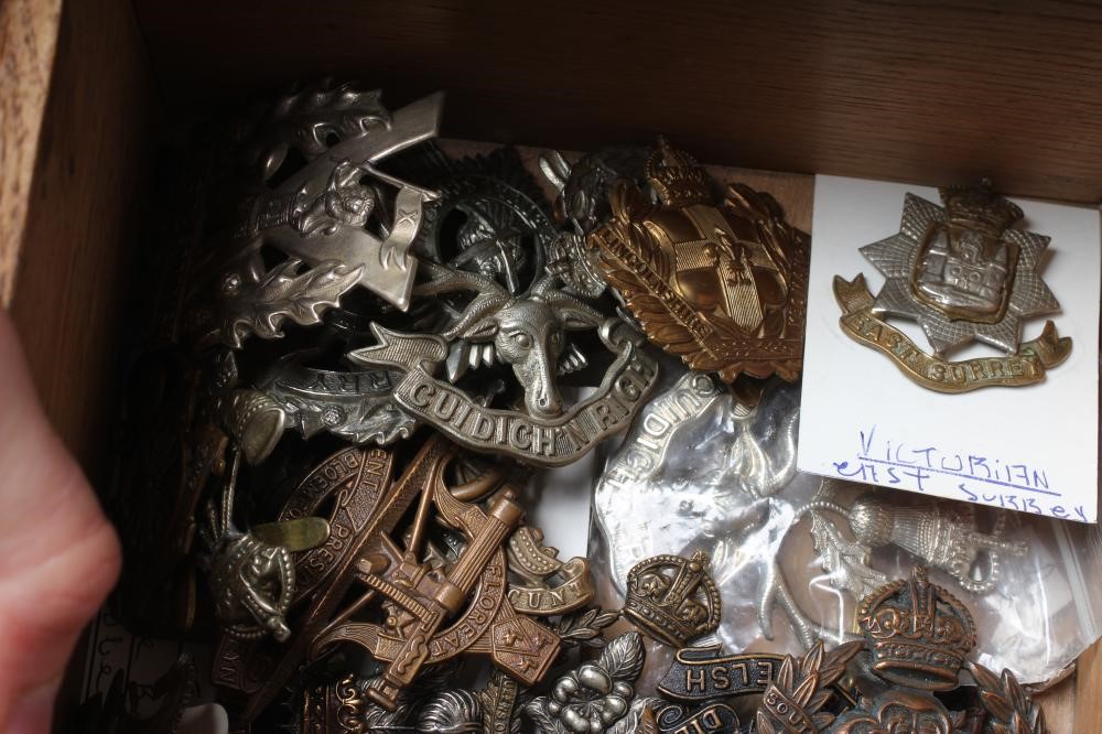 FIFTY BRITISH MILITARY BADGES including Scottish, English and Irish examples (Est. plus 24% premium Image