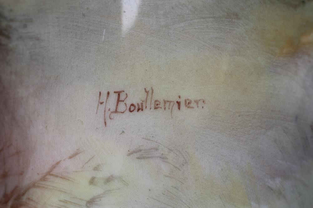 A PAIR OF ROYAL DOULTON CHINA GARNITURE VASES Image