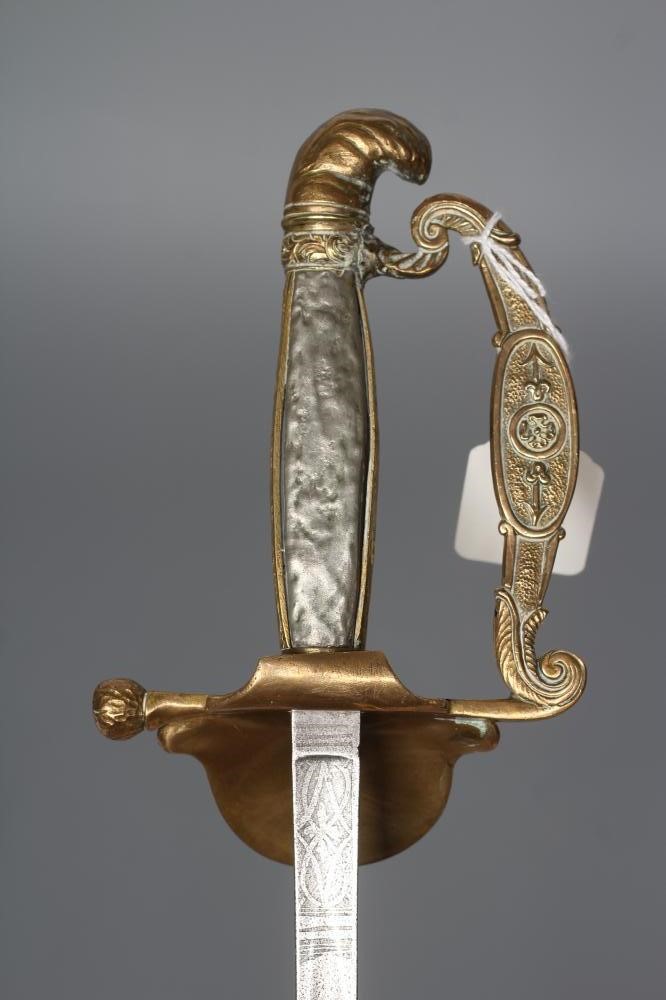 A RARE FRENCH DIPLOMATIC COURT SWORD Image