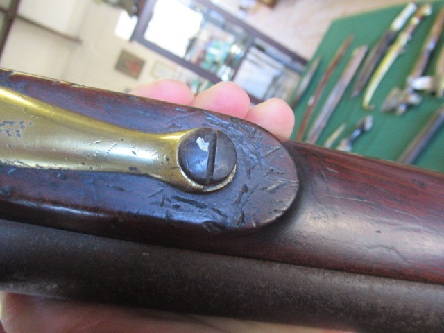 A PERCUSSION TOWER MUSKET with 33" barrel Image