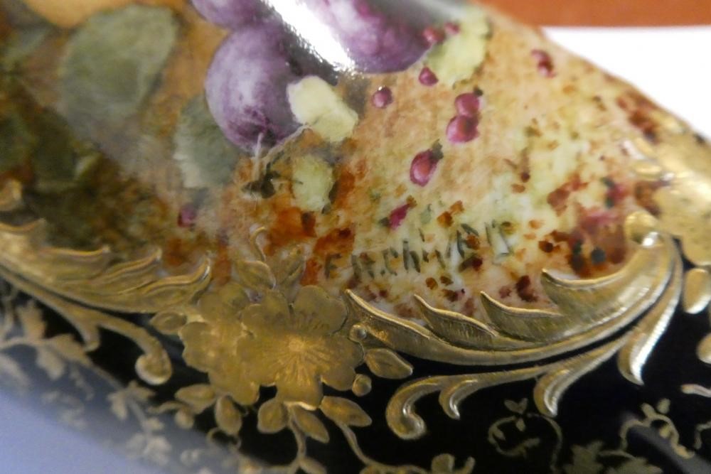 A PAIR OF COALPORT CHINA VASES AND COVERS Image