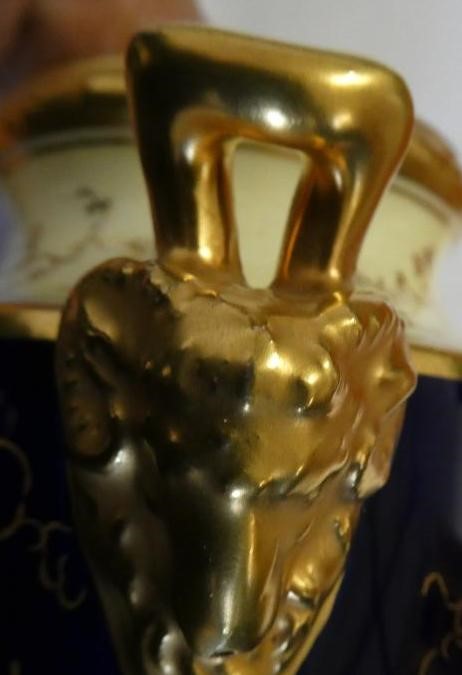 A PAIR OF COALPORT CHINA VASES AND COVERS Image