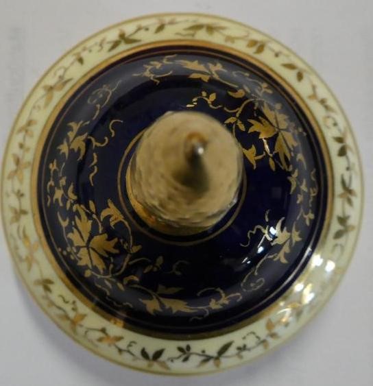 A PAIR OF COALPORT CHINA VASES AND COVERS Image