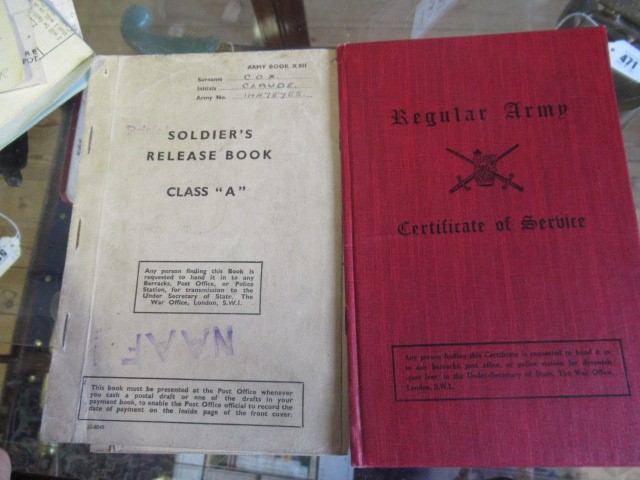 A GENERAL SERVICE MEDAL awarded to Cpl. Claude Cox of the Parachute Regiment Image