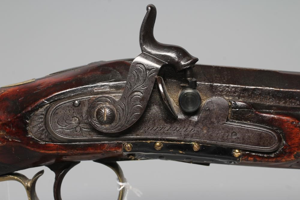 A PERCUSSION MUSKET with 28 3/4" barrel Image