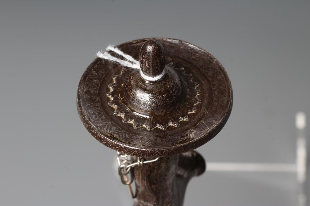 AN INDIAN TALWAR, 19th century, the 29 1/4" curved blade with fine fullers and edge shaping, and Image