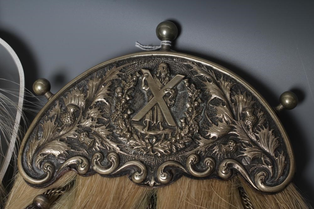 TWO CAMERON HIGHLANDER SPORRANS Image