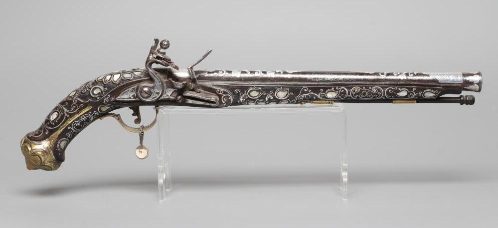 A TURKISH FLINTLOCK HOLSTER PISTOL Image
