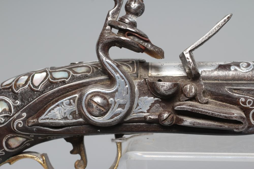 A TURKISH FLINTLOCK HOLSTER PISTOL Image