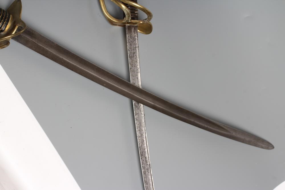 TWO FRENCH LIGHT CAVALRY SABRES Image