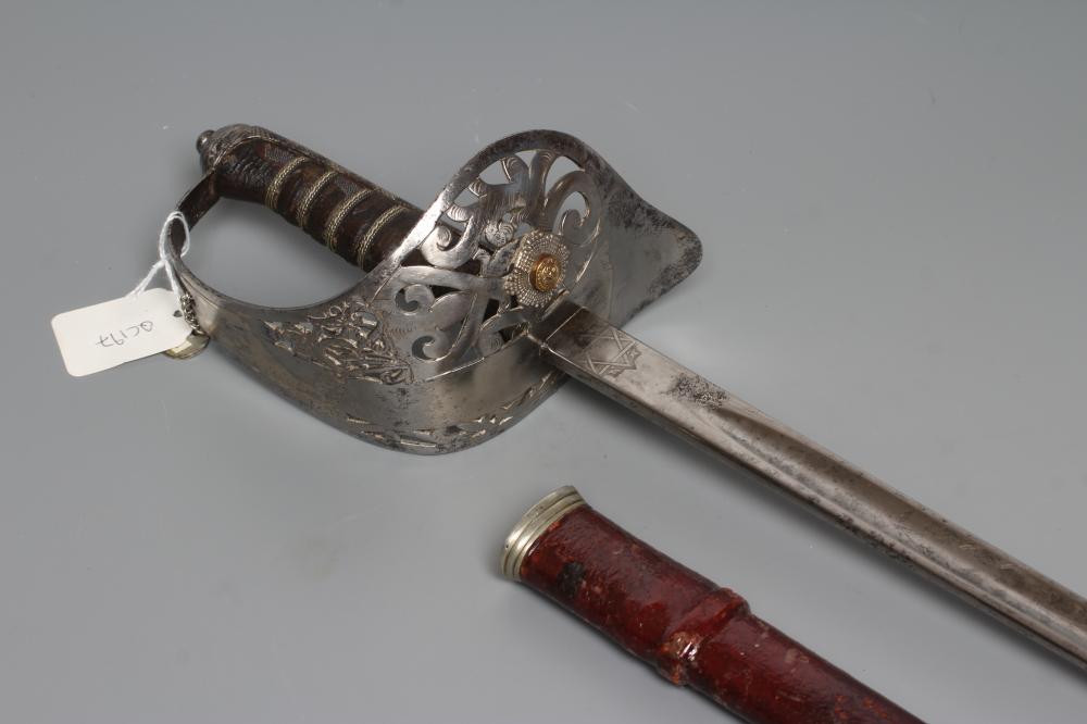 A BRITISH 1895 PATTERN INFANTRY OFFICER'S SWORD by Manton & Co. Calcutta Image