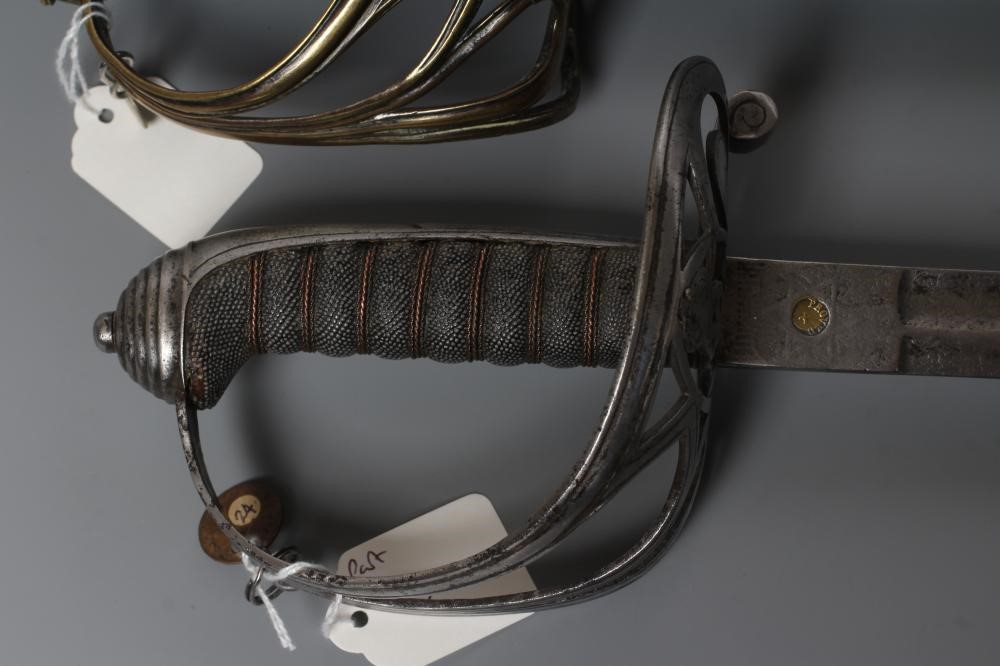 TWO BRITISH OFFICER'S SWORDS Image