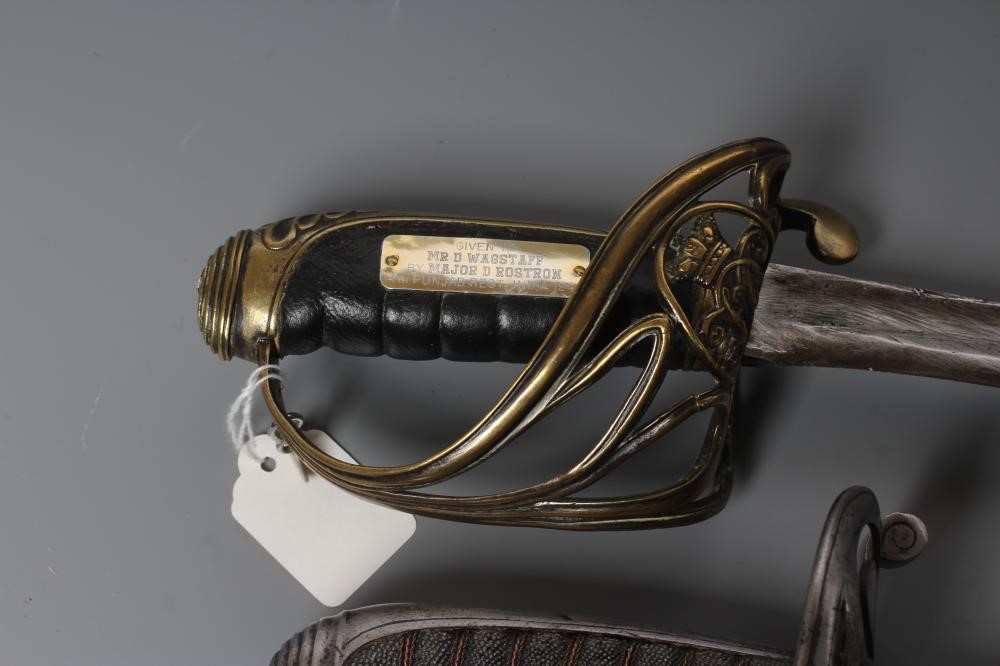 TWO BRITISH OFFICER'S SWORDS Image