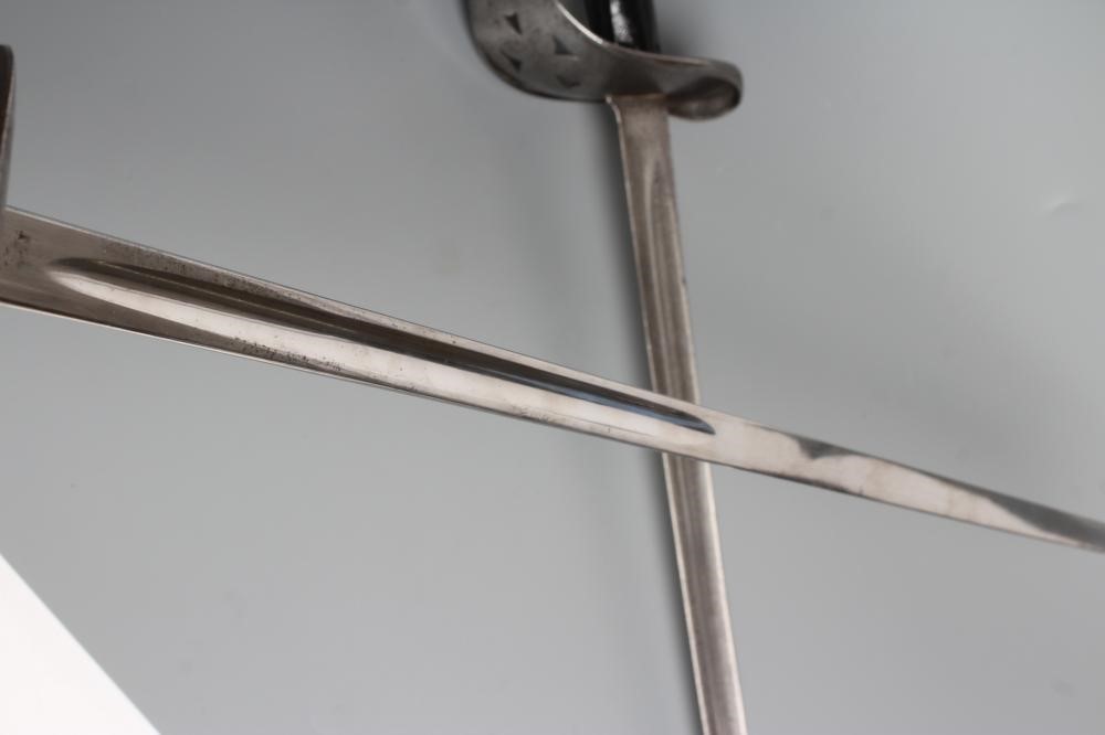TWO BRITISH MILITARY SWORDS, comprising one 1897 pattern officer's sword with ER VII cypher and an Image