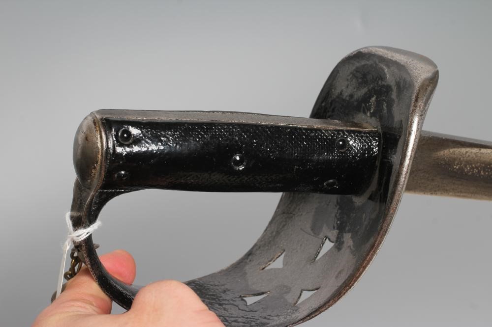 TWO BRITISH MILITARY SWORDS, comprising one 1897 pattern officer's sword with ER VII cypher and an Image