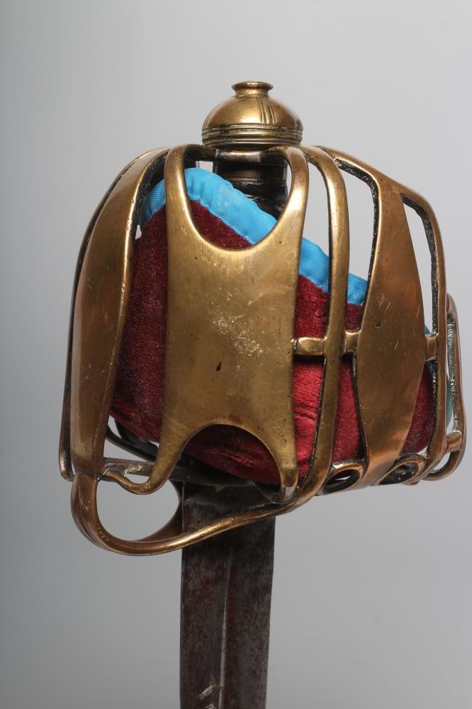 A 1798 PATTERN HIGHLAND INFANTRY OFFICER'S BROADSWORD with 33 5/8" blade Image