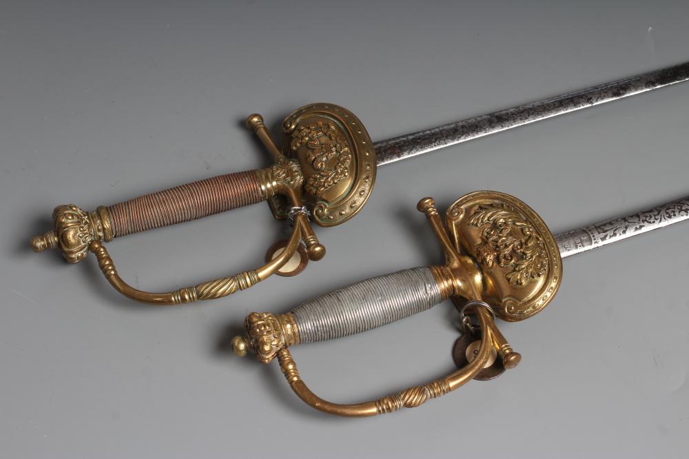 TWO VICTORIAN BRITISH COURT SWORDS Image