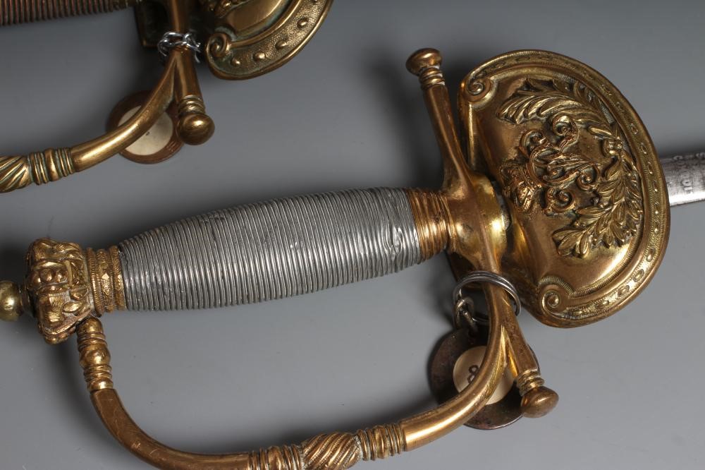 TWO VICTORIAN BRITISH COURT SWORDS Image