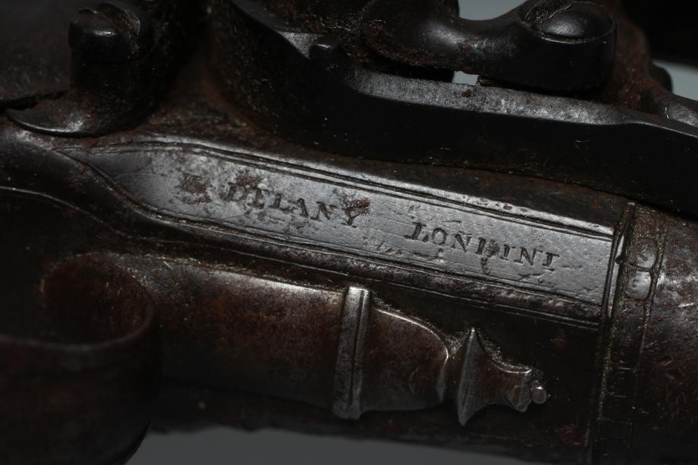 A RARE FLINTLOCK PISTOL by Delany Image