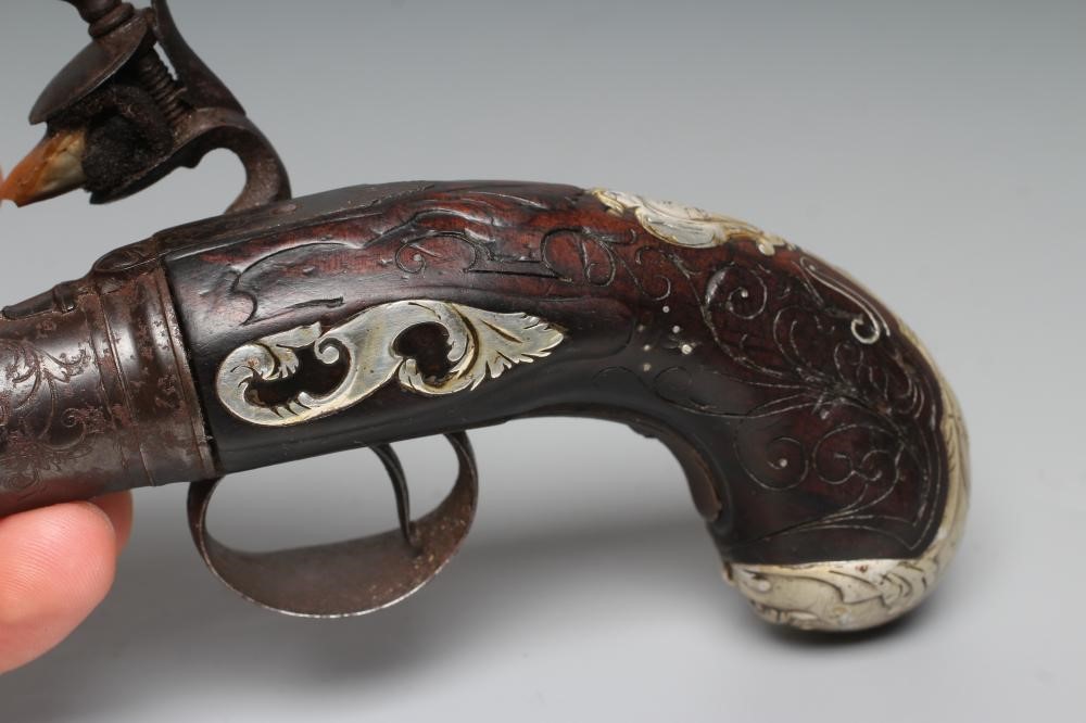 A RARE FLINTLOCK PISTOL by Delany Image